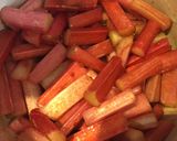 A picture of step 1 of Rhubarb, Apple & Ginger Crumble 🍎🍏.