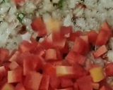 A picture of step 4 of Paneer Tahri 📌.