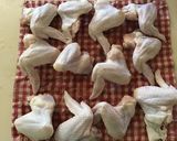 A picture of step 1 of California Farm Teasmoked Chicken Wings with Pickled Mango.