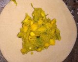 A picture of step 4 of Sweet corn paratha.