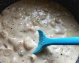 A picture of step 4 of CHEESY GARLIC PASTA in WHITE SAUCE.