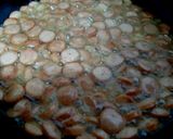A picture of step 1 of Spicy Macaroni with Chicken franksn Shimla Mirch.