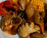 Foto langkah ke 4 dari resep Mix Seafood bumbu Saus Padang.