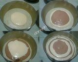Foto langkah ke 7 dari resep Bolu Zebra Kukus (Zebra Steam Cake).