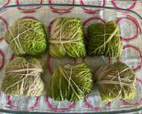 A picture of step 3 of Beef and Shallot Stuffed Cabbage Rolls.