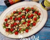 A picture of step 4 of Caprese Salad Bites.