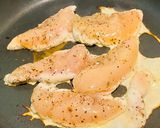 A picture of step 1 of Pan-Seared Pepper Chicken Tenders - Muscle Building and Fat Loss Recipe.