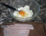 Foto del paso 2 de la receta: Canelones de ricota y jamón con masa crepes de espinaca