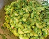 A picture of step 11 of Green Pasta.