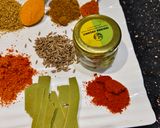 A picture of step 1 of Masala Khichdi.