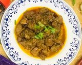 A picture of step 4 of Beef kaleji.
