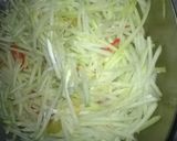Foto langkah ke 6 dari resep Tumis pepaya muda dan kol.