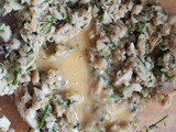 Pastelitos de pescado con salsa agridulce