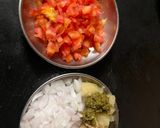 A picture of step 3 of Palak Paneer.