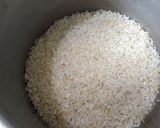 A picture of step 2 of Ghee pongal/ven pongal.