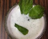 A picture of step 3 of Healthy pudina lassi with sabja.