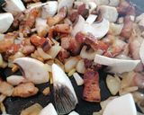 Une image de l'étape 6 de Petits pois carottes aux lardons.