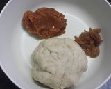 A picture of step 1 of Khasta Moong Kachori.