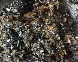 A picture of step 2 of Black sesame seeds kachariyu.