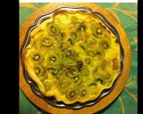Une image de l'étape 3 de Tarte kiwis clémentine et vanille.