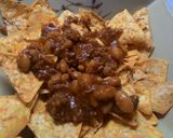 A picture of step 2 of Greeky Nachos.