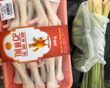 Hình bước làm 1 của món Chân gà ngâm sả tắc