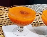 A picture of step 6 of Sweet Papaya -Orange Shots.