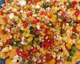 A picture of step 4 of Cheese Vegetables Nachos.
