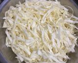 Foto del paso 1 de la receta: Tarta de repollo blanco sin masa