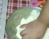 A picture of step 5 of Homemade coconut biscuits bakery style.