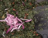 A picture of step 6 of Spinach salad.