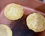 A picture of step 5 of Sopes with Pork Cracklings in Green Salsa.