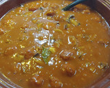 Foto del paso 7 de la receta: Albóndigas de pollo y berenjena salsa bacon y moruno amarillo
