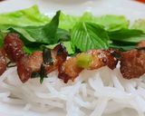 Hình bước làm 7 của món Bánh phở cuốn thịt nướng