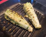 A picture of step 5 of Grilled Romaine.