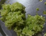 A picture of step 1 of Smiley Cucumber Pancake.