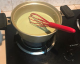 A picture of step 8 of Matcha cream pudding (Matcha purin).