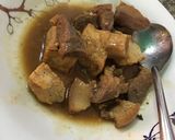 Hình bước làm 5 của món Thịt heo kho đậu khuôn chiên
