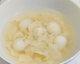 A picture of step 6 of Gingko nut soup.
