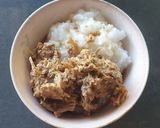 A picture of step 4 of Muy choi steam mince pork and soup.