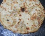 A picture of step 8 of Aloo pratha...yummyy.