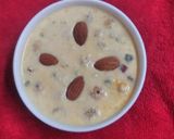 A picture of step 6 of Badam-Makhhana Kheer(calcium rich).