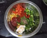 A picture of step 3 of Nachos Corn Chaat.