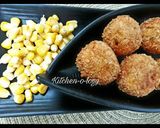 A picture of step 1 of Cheesy Corn Balls.