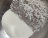 A picture of step 1 of Kodo millet vegetable pancake.