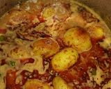 A picture of step 5 of Dum aloo.