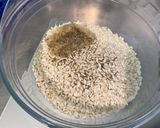 Une image de l'étape 3 de Dôme de riz basmati au persil plat et gingembre.