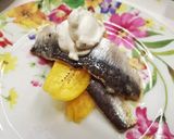 Foto del paso 9 de la receta Sardinas montadas sobre "Milhojas Tricolor"