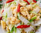 Foto langkah ke 3 dari resep Cah Sawi Putih Telur Orak Arik.