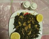 صورة لخطوة 11 من وصفة ملوخية بالدجاج ع طريقتي😋